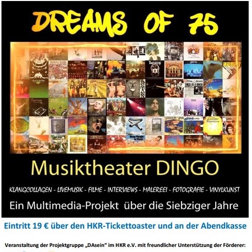 Tickets kaufen für DREAMS OF 75 -ein Multimedia-Projekt  am 21.11.2025